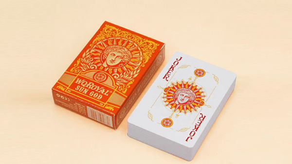 Sun God Greek Mythology Themed Orange Edition Playing Cards – Image 2