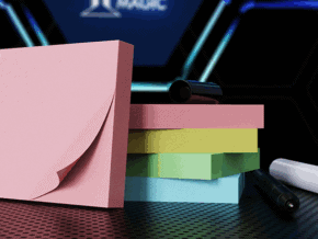 Iarvel Magic Post-it Pad (4 couleurs) - Iarvel Magic – article de magie | Abracadabreizh