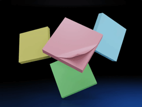 The Iarvel Magic Post-It Pad – Iarvel Magic (4 couleurs)