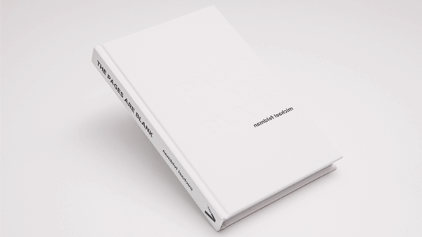The Pages Are Blank by Michael Feldman - Book