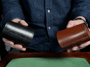 MS Leather Chop Cup by Bond Lee & MS Magic (Brown)
