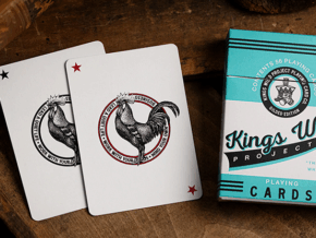 Gilded No.13 Table Players Vol.38 Playing Cards by Kings Wild Project