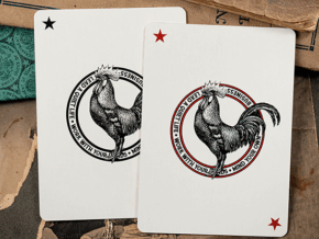 Gilded No.13 Table Players Vol.39 Playing Cards by Kings Wild Project