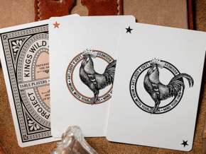 Gilded No.13 Table Players Vol.40 Playing Cards by Kings Wild Project