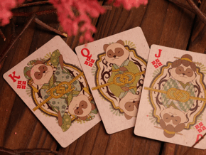 Tanuki Yukaku (Oiran-Dochu) Playing Cards