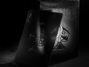 Aqua Black Invisible Playing Cards by MPC