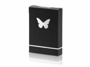 Limited Edition Butterfly Playing Cards (Black and Silver) by Ondrej Psenicka