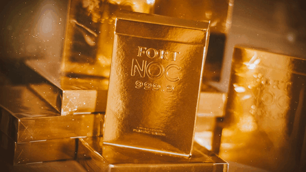 Fort Noc Gold Playing cards