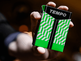 Tempo Green Playing Cards – article de magie | Abracadabreizh