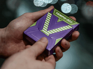 Tempo-Lab Purple Playing Cards – article de magie | Abracadabreizh