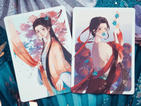 Flower Moon V1 Playing Cards by King Star