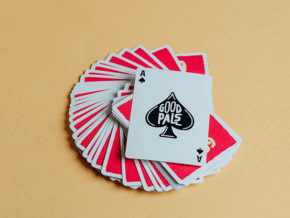 Good Pals Red Logo Playing Cards