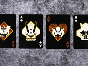 Bicycle Quiccs Ghost White Playing Cards