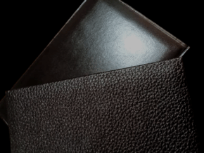 Mini Bombshell Wallet (Black Smooth) by CAHYO