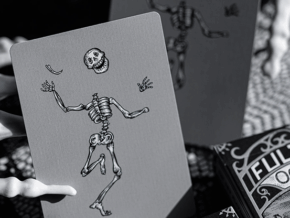 FULTONS OCTOBER TOMBSTONE GREY PLAYING CARDS