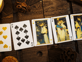 Round Moon Playing Cards by TCC Fashion