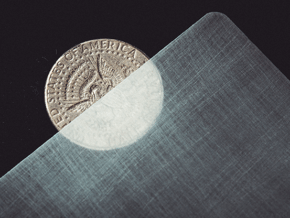Transparent Matrix (Half Dollar) 2024 by Richard Mo
