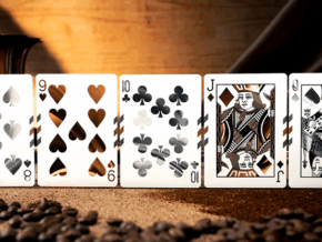 Flexible Mocha Mousse Playing Cards by TCC