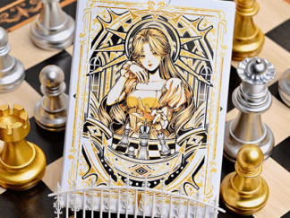 CHESS White Playing Cards by Hidden Light – article de magie | Abracadabreizh