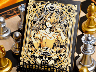 CHESS Black Playing Cards by Hidden Light – article de magie | Abracadabreizh