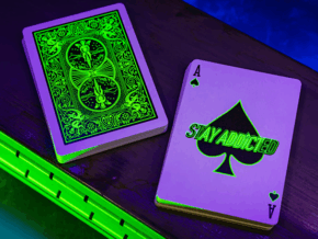 Bicycle Neon Rider Back Green-Glo Deck Playing Cards
