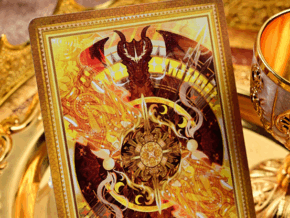 King Arthur V2 (Golden Dawn) Playing Cards by KING STAR
