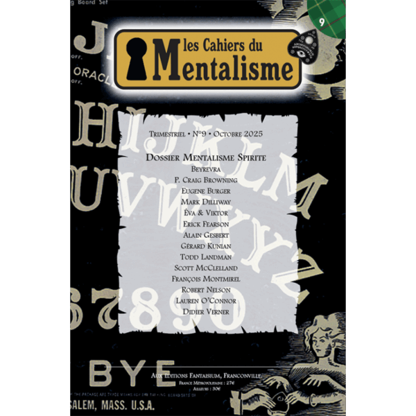 Les Cahiers du Mentalisme - Vol 9