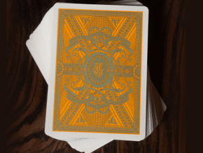 Kings Head (Green & Yellow) Playing Cards  by Joker and the Thief