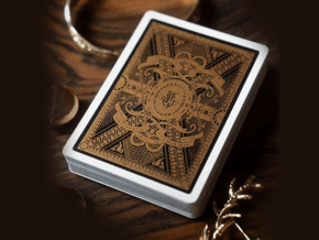 King&rsquo;s Head (Black and Gold Foil) Playing Cards  by Joker and the Thief