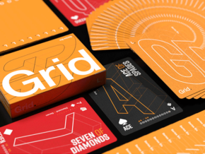 Grid Series Six- Typographic Playing Cards
