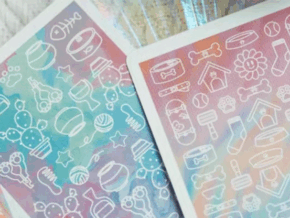 Kitten Diary – Colorful Edition Playing Cards by ACPC