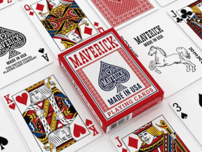 Maverick Made in the USA (Red) Playing Cards