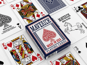 Maverick Made in the USA (Blue) Playing Cards