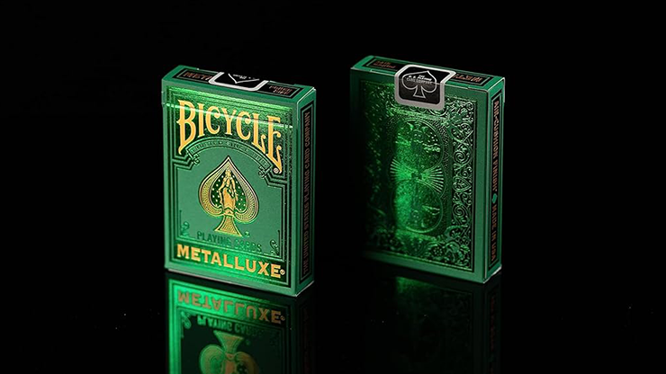 Bicycle Metalluxe Green Playing Cards by US Playing Card Co. 5 Bicycle Metalluxe Green Playing Cards by US Playing Card Co. – Image 5