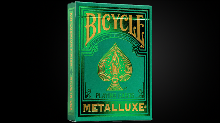 Bicycle Metalluxe Green Playing Cards by US Playing Card Co. 1 Bicycle Metalluxe Green Playing Cards by US Playing Card Co.