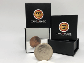 Copper Silver Coin (Half Dollar/English Penny) (D0060) by Tango - Trick – article de magie | Abracadabreizh