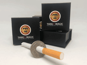 Cigarette Thru Quarter (One Sided) D0013 by Tango Magic – article de magie | Abracadabreizh
