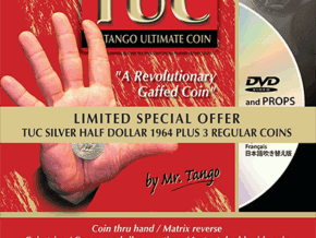 Limited Special Silver TUC Half Dollar 1964 plus 3 Matching Coins (LOF03) by Tango - Trick – article de magie | Abracadabreizh