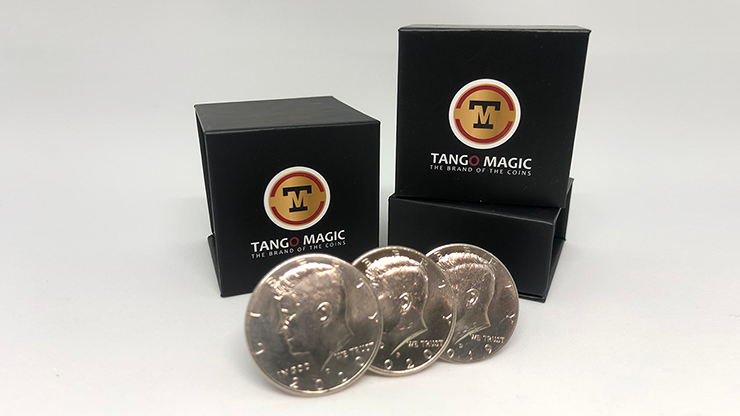 Triple TUC Half Dollar (D0183) Gimmicks and Online Instructions by Tango - Trick 1 Triple TUC Half Dollar (D0183) Gimmicks and Online Instructions by Tango - Trick