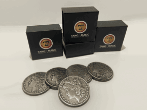 Replica Morgan Expanded Shell plus 4 coins (Gimmicks and Online Instructions) by Tango Magic - Trick 1 Replica Morgan Expanded Shell plus 4 coins (Gimmicks and Online Instructions) by Tango Magic - Trick – article de magie | Abracadabreizh