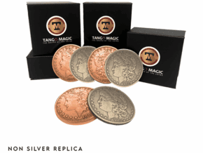 Replica Morgan Hopping Half (Gimmicks and Online Instructions) by Tango Magic - Trick – article de magie | Abracadabreizh