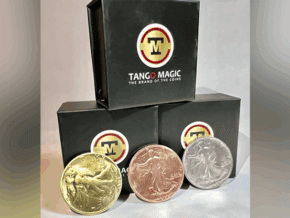 Follow the Silver Walking Liberty (Gimmicks and Online Instructions) by Tango - Trick – article de magie | Abracadabreizh