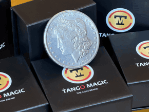 Replica Morgan Magnetic Coin (Gimmicks and Online Instructions) by Tango Magic - Trick – article de magie | Abracadabreizh
