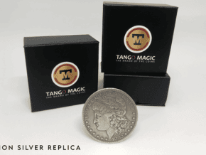 Replica Morgan Steel Coin (Gimmicks and Online Instructions RP011) by Tango Magic - Trick – article de magie | Abracadabreizh