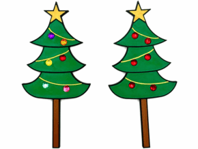 Christmas Tree Paddle Set by HP Creations & Ed Alonzo