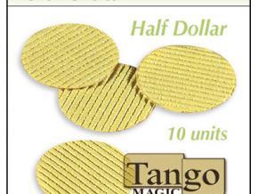Teflon Circle Half Dollar size (10 units) by Tango -Trick (T001) – article de magie | Abracadabreizh