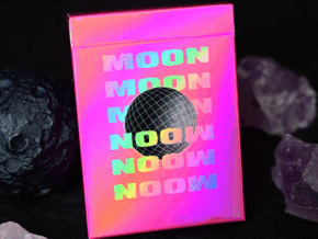 Moon (Pink Holo) Playing Cards – article de magie | Abracadabreizh