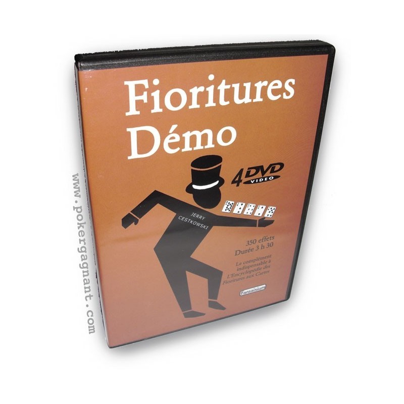 Fioritures de cartes - Coffret 4DVDs De Démonstrations 1 Fioritures de cartes - Coffret 4DVDs De Démonstrations