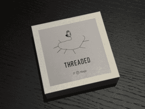 Boîte de jeu de magie "Threaded" pour tours de magie avec fil.