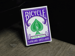 Mini Bicycle Cards (Purple) – article de magie | Abracadabreizh